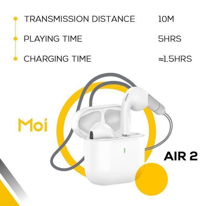 🎧 Mini Air2 Wireless Earbuds – Bluetooth & Style 🌟